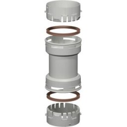 Raccord flexible Bertrams Polyline EW 40FK110 DN 110, pour connecter des tuyaux flexibles