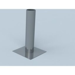 Rallonge de tête de cheminée Bertrams Ewr 21KV500-160-1 Ø 160 mm, simple paroi, 490 mm, sans extrémité d'insertion, acier inoxydable V4A