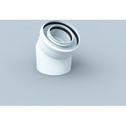 Bertrams Polyline LAS coude 41BG30-110 30°, DN 110/160, intérieur, blanc