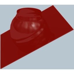 Tuile universelle Bertrams Polyline LAS 41PFB80T DN 80/125, terre cuite, 25-45°, plastique
