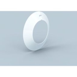 Rosace Bertrams Polyline LAS 41RO80 DN 80/125, blanc