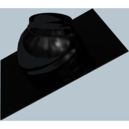 Tuile universelle Bertrams Polyline LAS 41PFB110S DN 110/160, noire, 25-45°, plastique