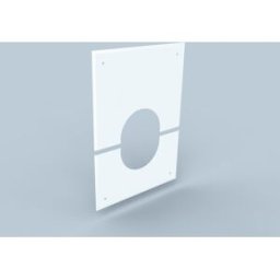 Panneau mural Bertrams Polyline LAS 41WG80-2 DN 80/125, 2 pièces, blanc