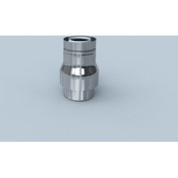 Tuyau Bertrams Polyline LAS 42RLL-A110 DN 110/160, avec alimentation en air extérieur, acier inoxydable