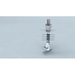 Bertrams Polyline EW kit standard 2 40FSTB110-2 DN 110, installation sur arbre, bouche VA