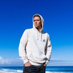 Rip Curl Sweat à capuche Artist of the Search Blanc Vintage M Male