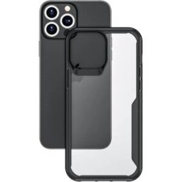 Muvit For Change Coque De Téléphone Apple Iphone 13 Pro Shockproof 2m Silicone Clear / Black One Size unisex