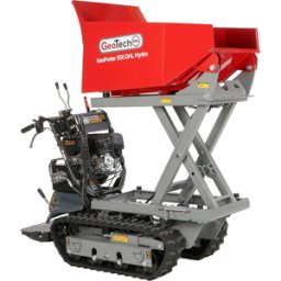GeoTech Pro GeoPorter 550 DHL Hydro - Brouette motorisée à chenilles avec benne élévatrice à pantographe