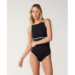 Rip Curl Maillot de bain une pièce à col montant Mirage Fusion Noir M Female