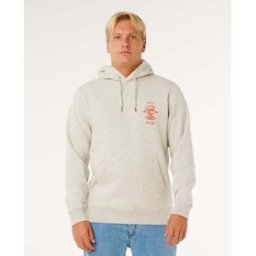 Rip Curl Sweat à capuche Search Icon Gris clair chiné S Male