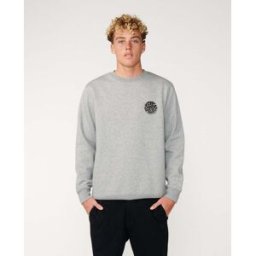Rip Curl Sweat col rond Wettie Icon Gris chiné L Male