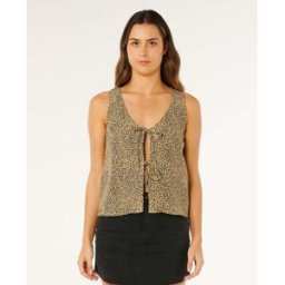 Rip Curl Chemise Animal Instincts Tie Front Naturel L Female