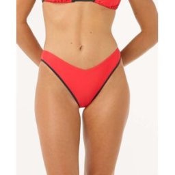 Bas de Maillot de bain taille haute brésilien 80 Rip Curl Rouge XS Female
