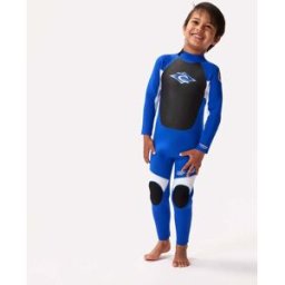 Rip Curl Combinaison bébé Omega 4/3 Zip Dos Bleu 2 Male