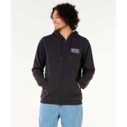 Rip Curl Sweat zippé Made For Noir délavé M Male