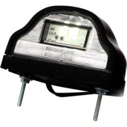 WAS Eclairage de plaque minéralogique extrêmités de câble ouvertes éclairage de plaque minéralogique arrière 12 V/DC, 24 V/DC