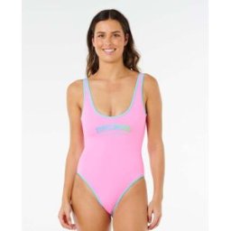 Rip Curl Maillot de bain une pièce Surf Puff Rose clair M Female