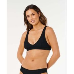 Rip Curl Haut de maillot de bain col V multi-fit Vibe Surf Noir XS Female