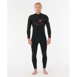 Rip Curl Combinaison Flashbomb Fusion 4/3 zip poitrine Noir L Male