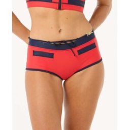 Rip Curl Short de bain taille basse Querida Rouge/Bleu Foncé L Female