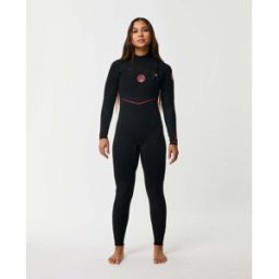 Rip Curl Combinaison Flashbomb Fusion 4/3 zip poitrine Noir 4 Female