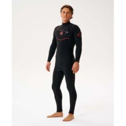 Rip Curl Combinaison Flashbomb Fusion 3/2mm zip poitrine Noir M Male