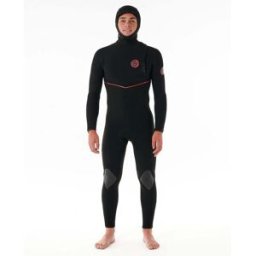Rip Curl Combinaison Flashbomb Fusion à cagoule 5/4 sans Zip Noir XS Male