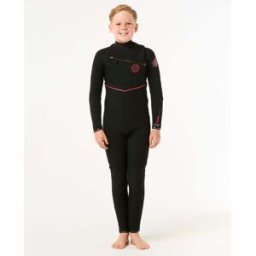 Rip Curl Combinaison enfant Flashbomb Fusion 3/2 Zip poitrine Noir 10 Male