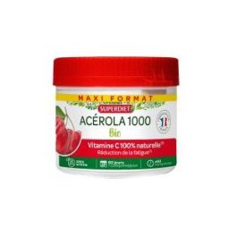 Superdiet Sd Acérola 1000 Bio Maxi Pot Sd 60 Cp - Boîte 60 comprimés