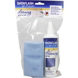 DataFlash TFT, LCD Spray nettoyant pour écrans 250 ml avec chiffon de nettoyage DF1623 1 pc(s)