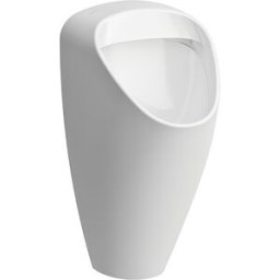 Urinoir à aspiration Laufen H8410614000001 , sans rebord, entrée interne, antivandalisme, sans commande électronique, blanc LCC