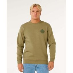 Rip Curl Sweat col rond Wettie Icon Vert Surplus M Male