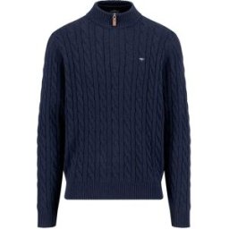 Fynch Hatton Pull à Demi-zip 1509207 Navy L Homme