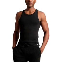 Polo Ralph Lauren T-shirt Sans Manches 714959333 2 Unités Black / Black 2XL Homme