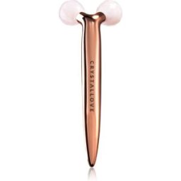 Crystallove Rose Quartz 3D Lift & Sculpt Facial Roller accessoire de massage 1 pcs