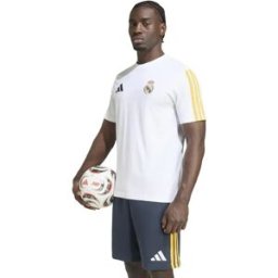 Adidas T-shirt à Manches Courtes Real Madrid Dna White L Homme