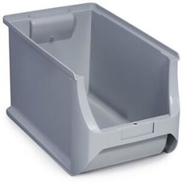 Cenpac Bac à bec plastique haute résistance - 320 X 150 X 125 mm GRIS 4 L
