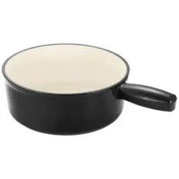TABLE & COOK TABLE ET COOK Poêlon à fondue 22 cm Noir