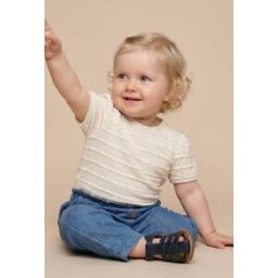BOUT'CHOU T-shirt manches courtes fantaisie en coton BIO GOTS 9 mois