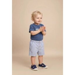 BOUT'CHOU Bermuda rayé en coton 36 mois