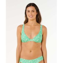 Rip Curl Haut de maillot de bain brassière Surf Side Vert clair M Female