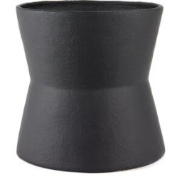 Jardinière en papier mâché noir 57 cm Earth - Serax