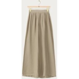 Pantalon large basique vert avec élastique My Jewellery Vert M femme