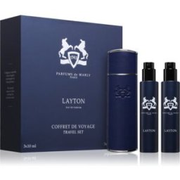 Parfums De Marly Layton Travel Set kit voyage avec étui pour homme