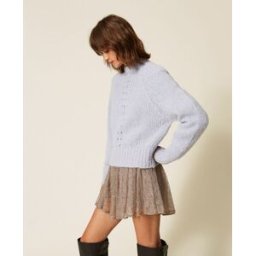 Twinset Pull en alpaga mélangé