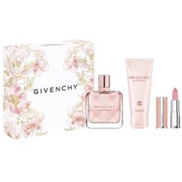 Givenchy - Coffret Irresistible Coffret Pour Femme Eau De Parfum 50ml + Lait 75ml + Mini Rouge À Lèvres Rose Perfecto #001 Pink Irresistible - Kapao Parfumerie en ligne française