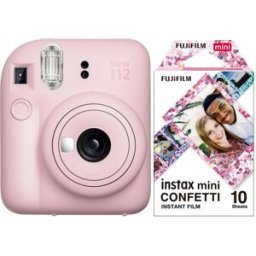 FUJI INSTAX Fujifilm Instax Mini 12 rose fleur + pellicule Confetti