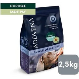 Addvena Aliment Sec Pour Chiens Adultes De Petite Taille à L´agneau Power Of Nature 2.5kg One Size