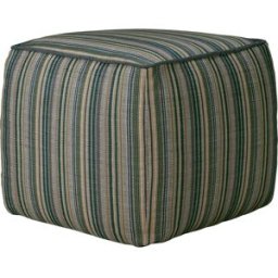 Ethnicraft - Pouf d'extérieur ZAHARA - Bleu - Tissu polypropylène