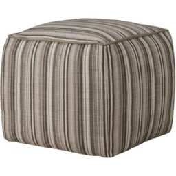 Ethnicraft - Pouf d'extérieur ZAHARA - Gris - Tissu polypropylène